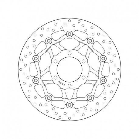 Přední brzdový kotouč Brembo TRIUMPH 855 T 509 SPEED TRIPLE 1997 - 1998