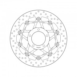 Přední brzdový kotouč Brembo TRIUMPH 1050 SPEED TRIPLE R ABS 2012 - 2013