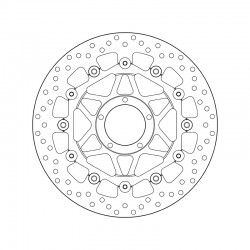 Vorne Bremsscheibe Brembo DUCATI 1000 DESMOSEDICI RR 2008 - 