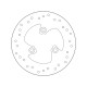 Bremsscheibe hinten Brembo MALAGUTI 50 F12 PHANTOM DIGIT 2000 - 2002