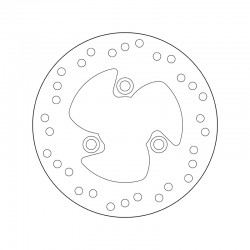 Zadní brzdový kotouč Brembo PEUGEOT 50 JET C-TECH DARKSIDE 2011 - 