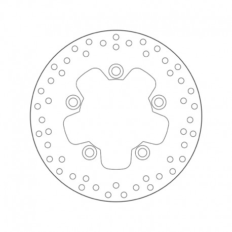 Rear brake disc Brembo SUZUKI 400 BURGMAN 2006 - 