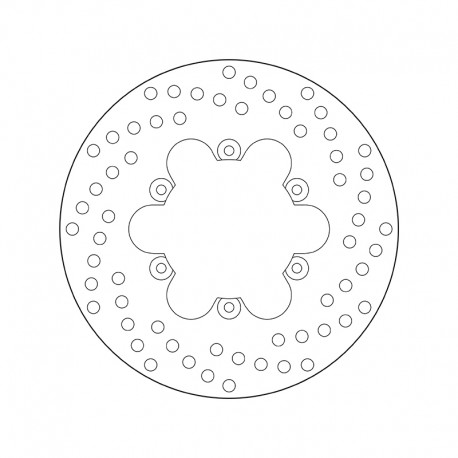 Rear brake disc Brembo MALAGUTI 180 MADISON 1999 - 