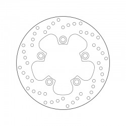 Zadní brzdový kotouč Brembo SUZUKI 650 SV ABS 2015 - 