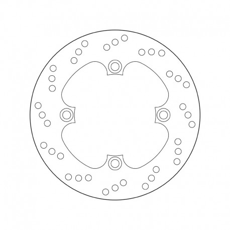 Zadní brzdový kotouč Brembo TRIUMPH 1050 SPEED TRIPLE 2005 - 2006