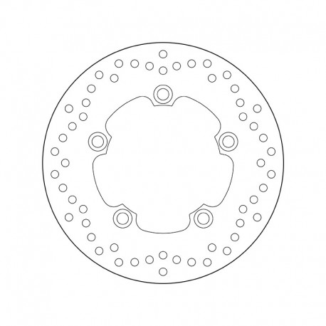 Zadný brzdový kotúč Brembo YAMAHA 600 YZF R6 2003 - 2004