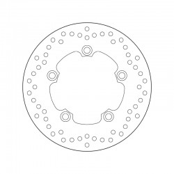 Zadný brzdový kotúč Brembo YAMAHA 600 YZF R6 2005 - 2016