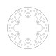 Zadní brzdový kotouč Brembo KTM 125 EXC 1994 - 1997