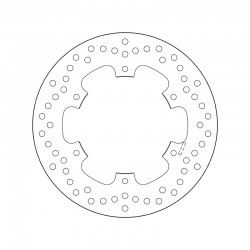 Zadní brzdový kotouč Brembo YAMAHA 125 DT R 1992 - 2003