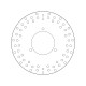 Rear brake disc Brembo YAMAHA 250 MAJESTY ABS 1998 - 1999