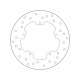 Zadní brzdový kotouč Brembo PIAGGIO 150 HEXAGON 1998 - 